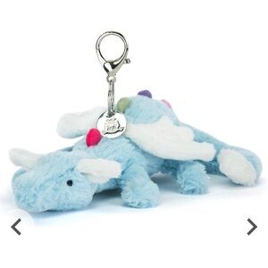 Jellycat Sky Dragon Bag Charm Limited Rare to Find Authentic NWT and dust bag